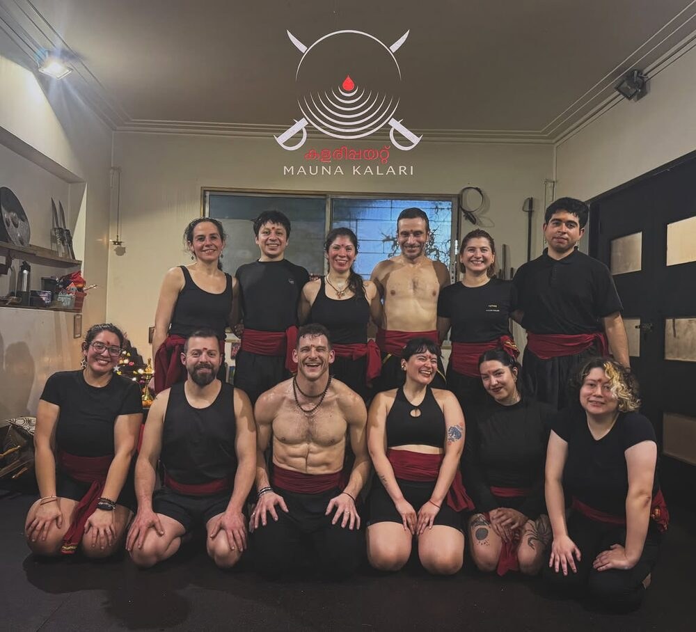 Kalari Mauna students training together